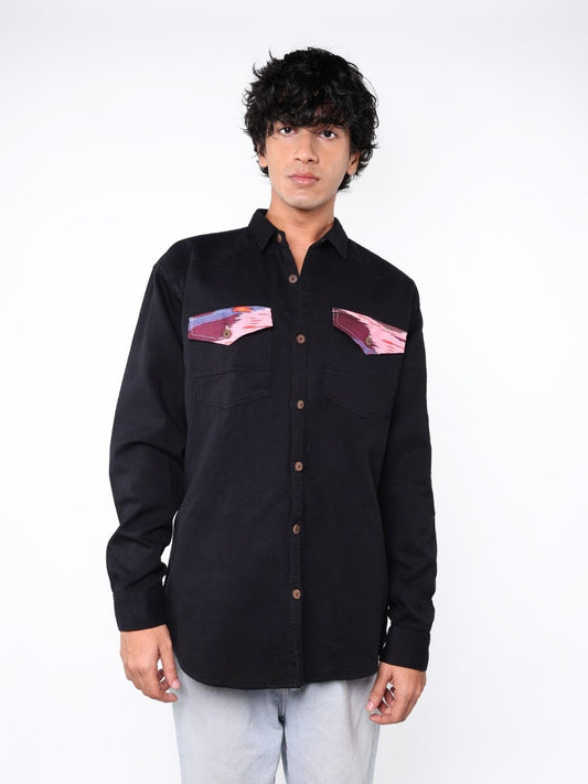 Dragon's Fury Patchwork Shirt