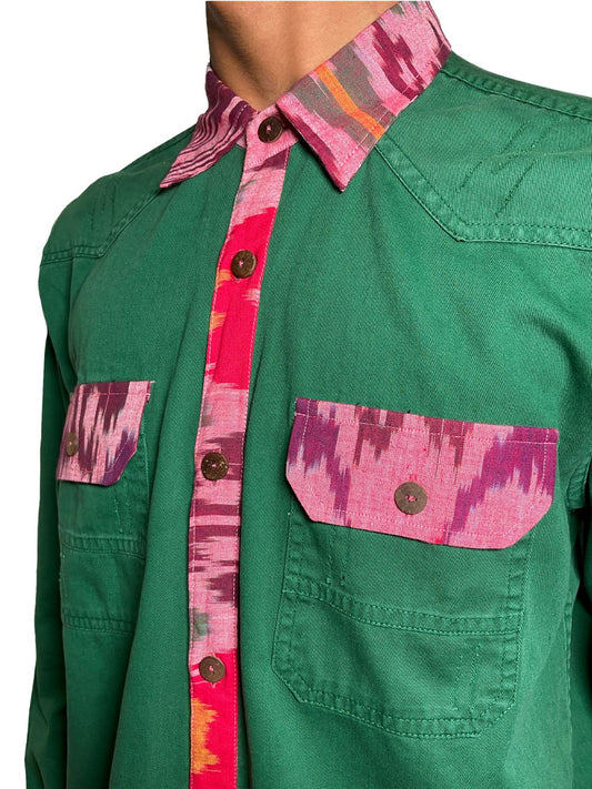 Dragon Blaze Patchwork Shirt