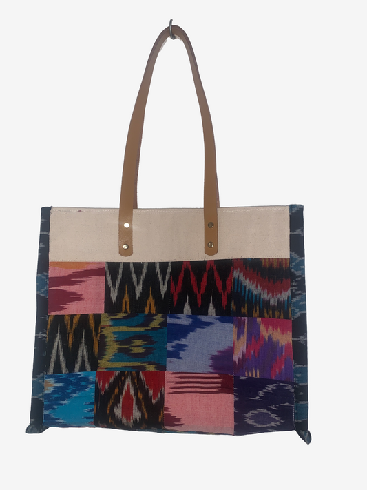 Ikat Patchwork Bag