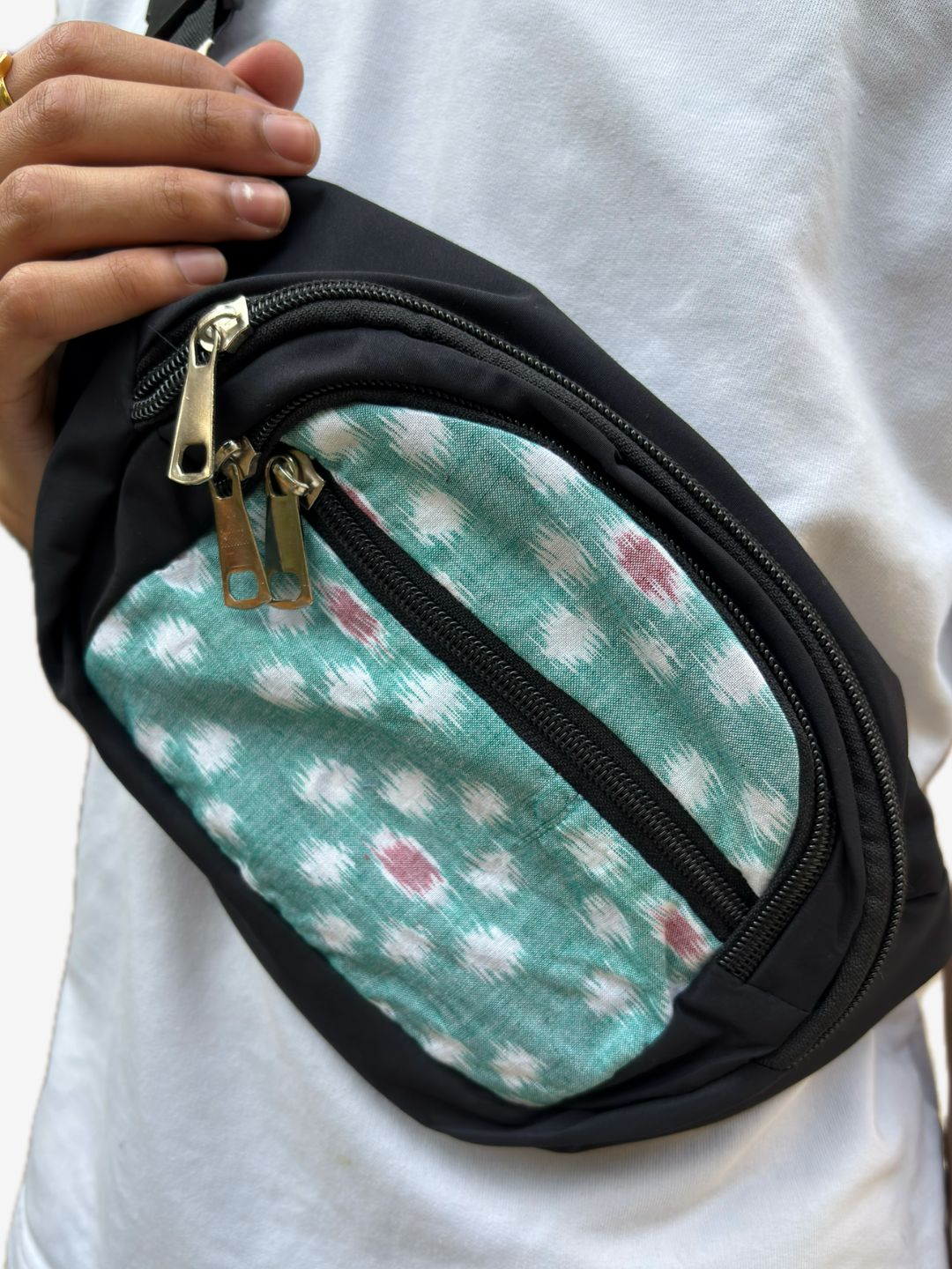 ikat fanny pack