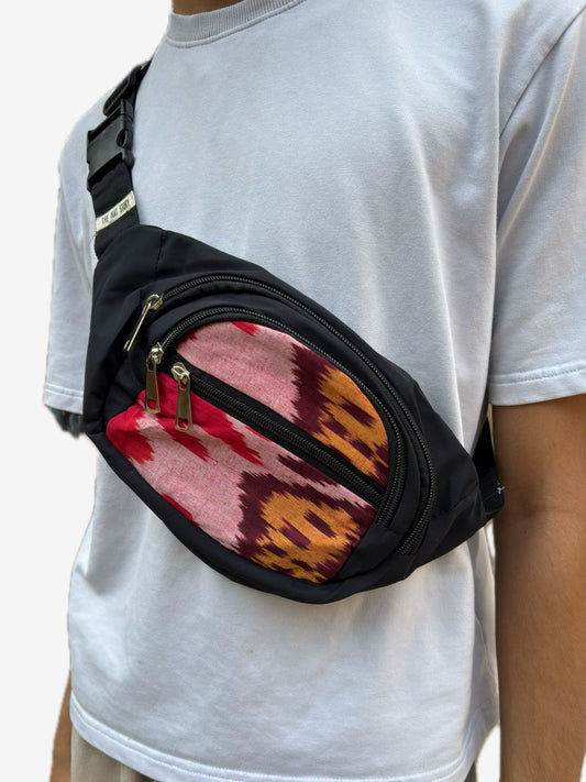 ikat fanny pack